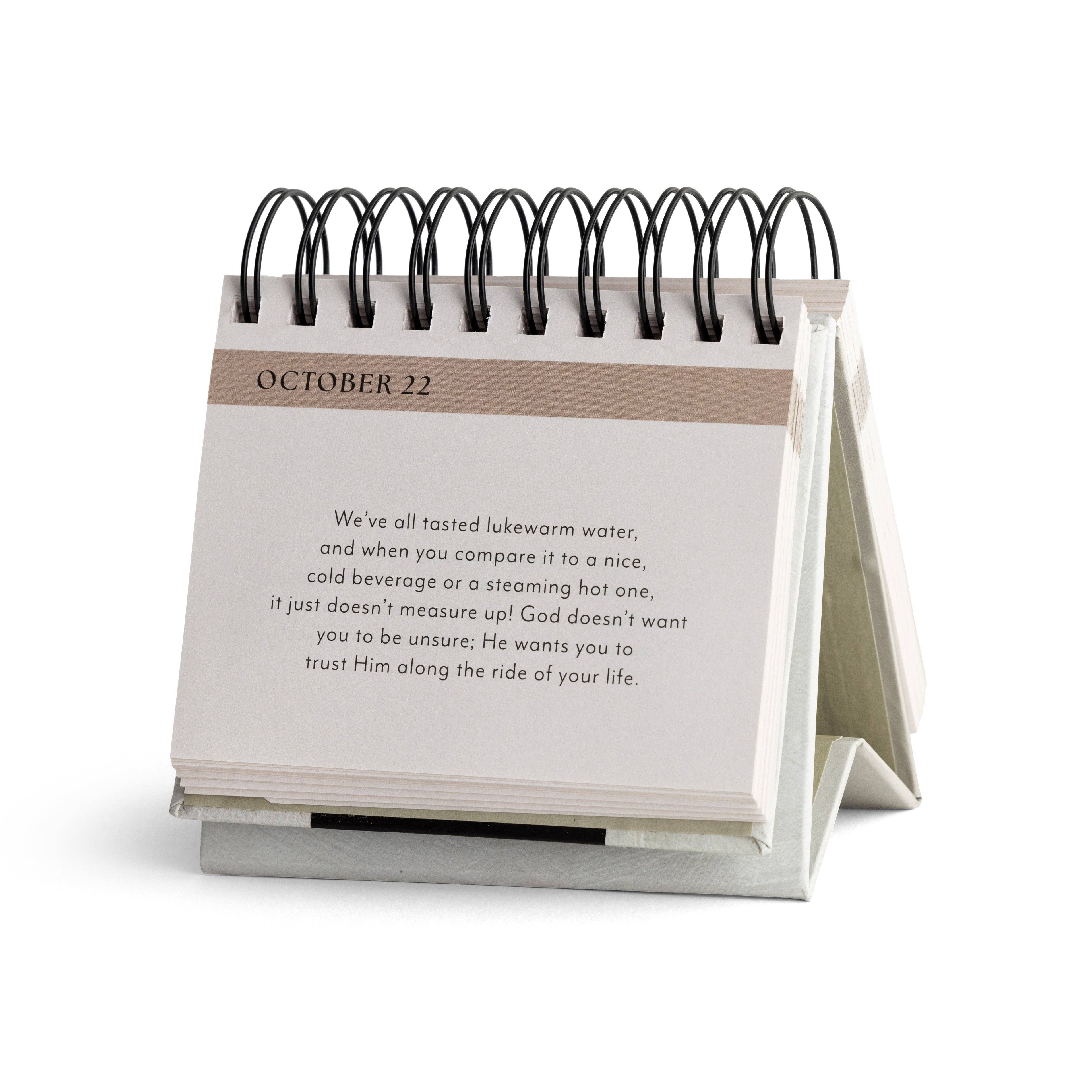 Go For It Inspirational Perpetual Calendar - Stationery Gift