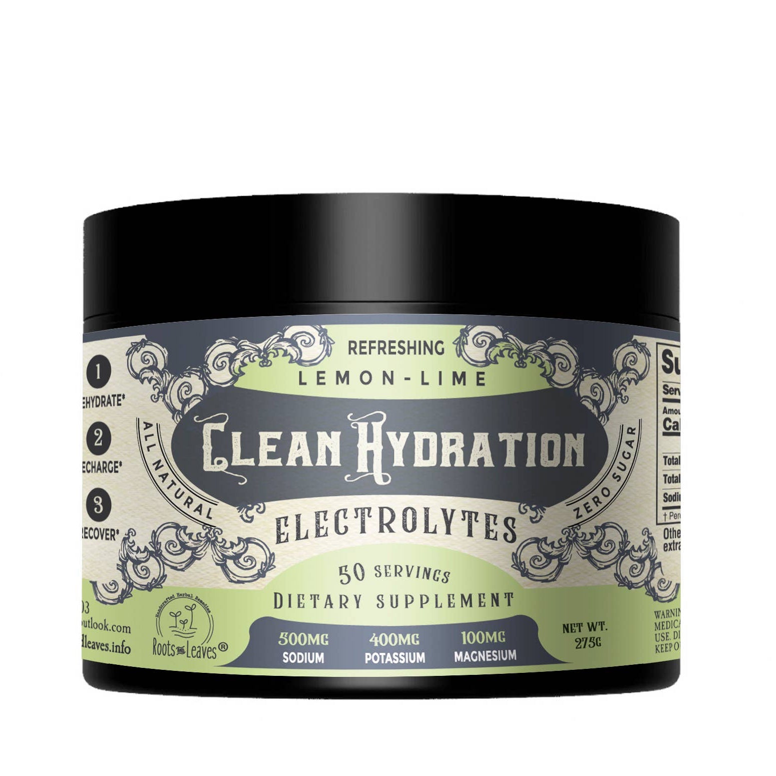 Clean Hydration Electrolytes Lemon Lime