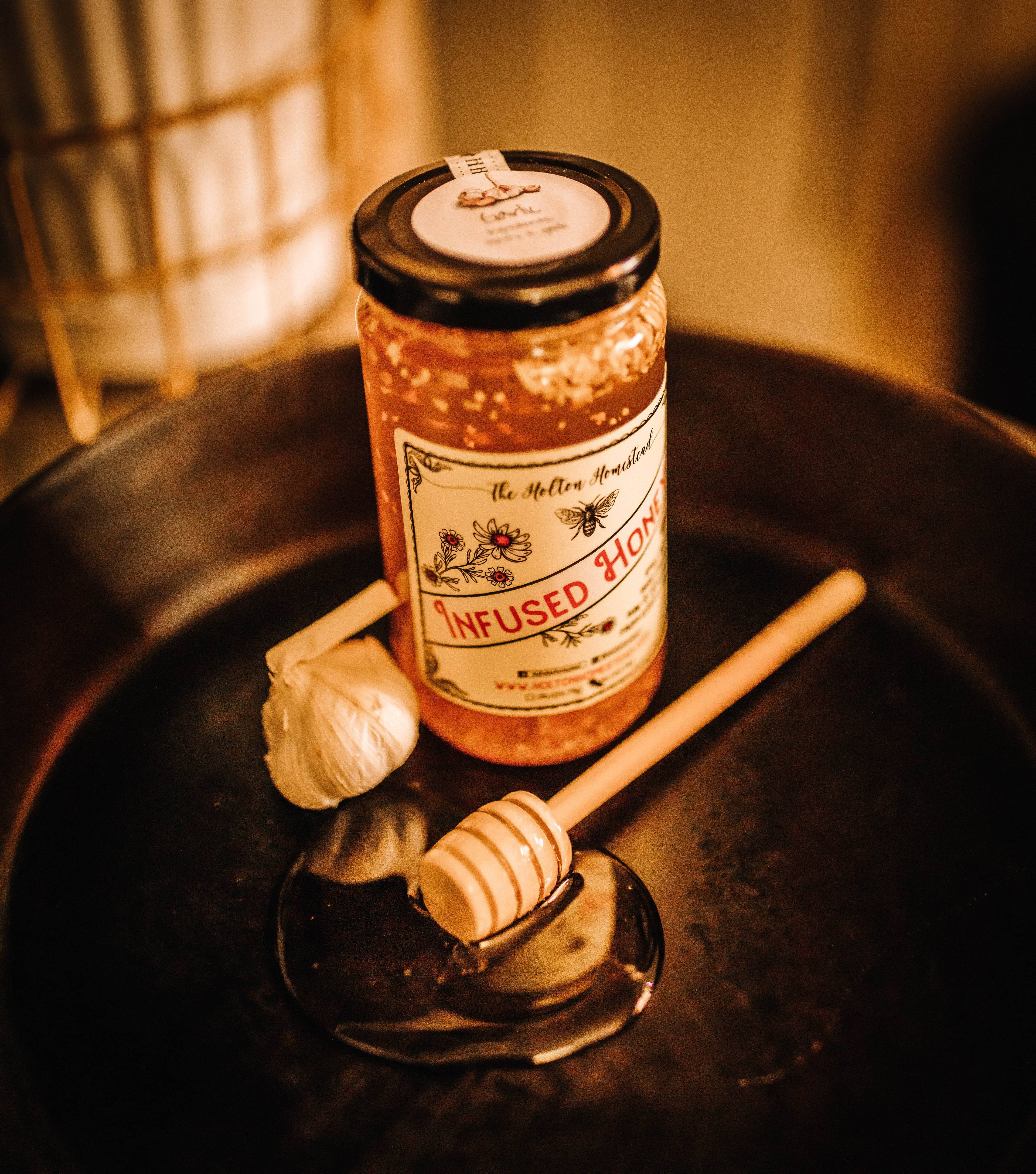 Garlic Infused Honey