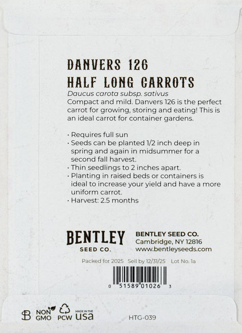 Carrot-Danvers Half Long 1870's