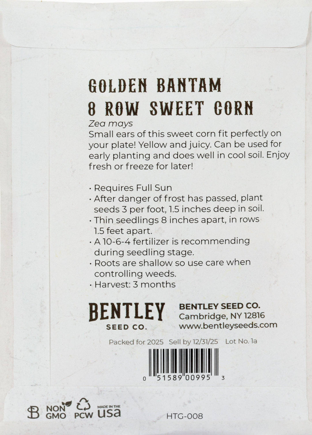 Corn-Golden Bantam 1902