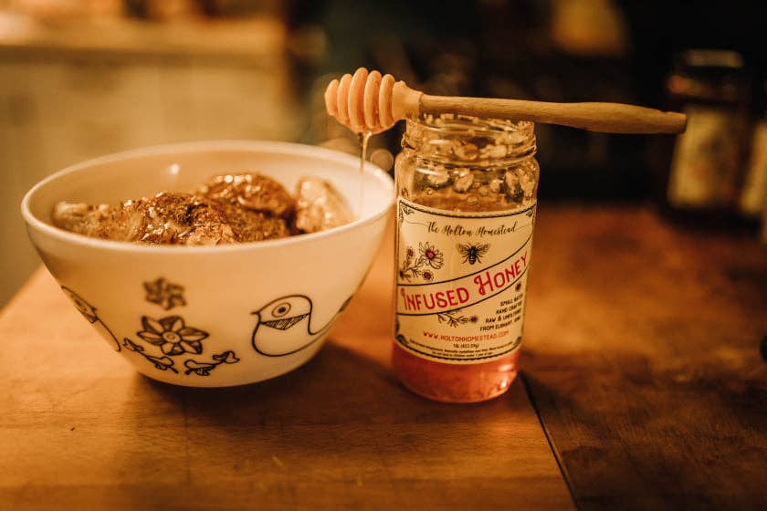 Garlic Infused Honey