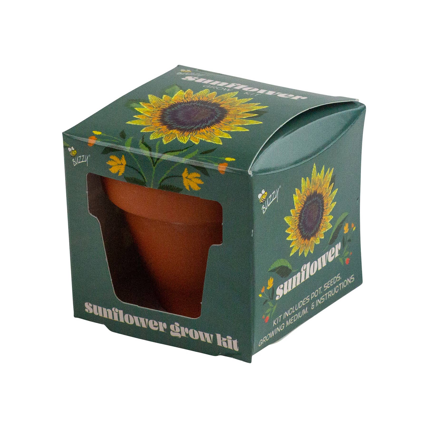 Mini Grow Pot Sunflower Kit – Indoor Garden Gift