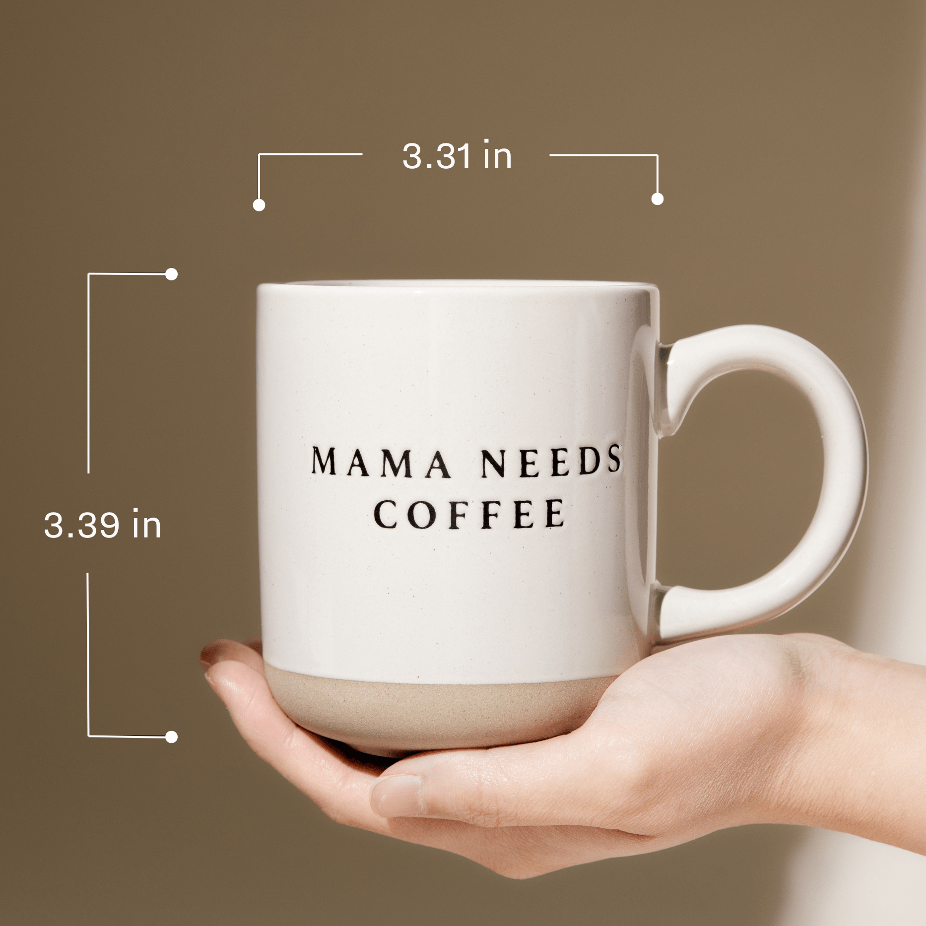 Trust In The Lord Stoneware Coffee Mug