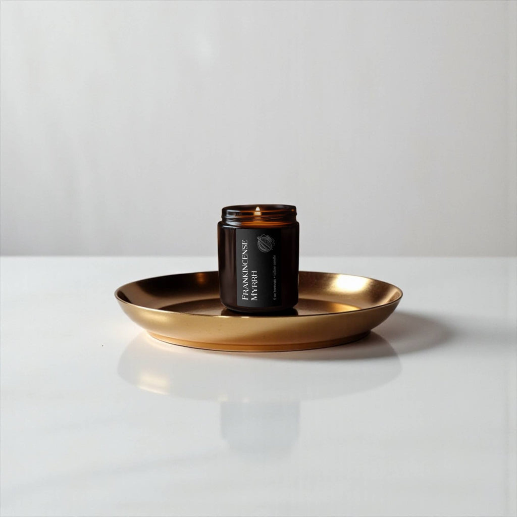 Frankincense Myrrh Candle — The Black Label Wellness