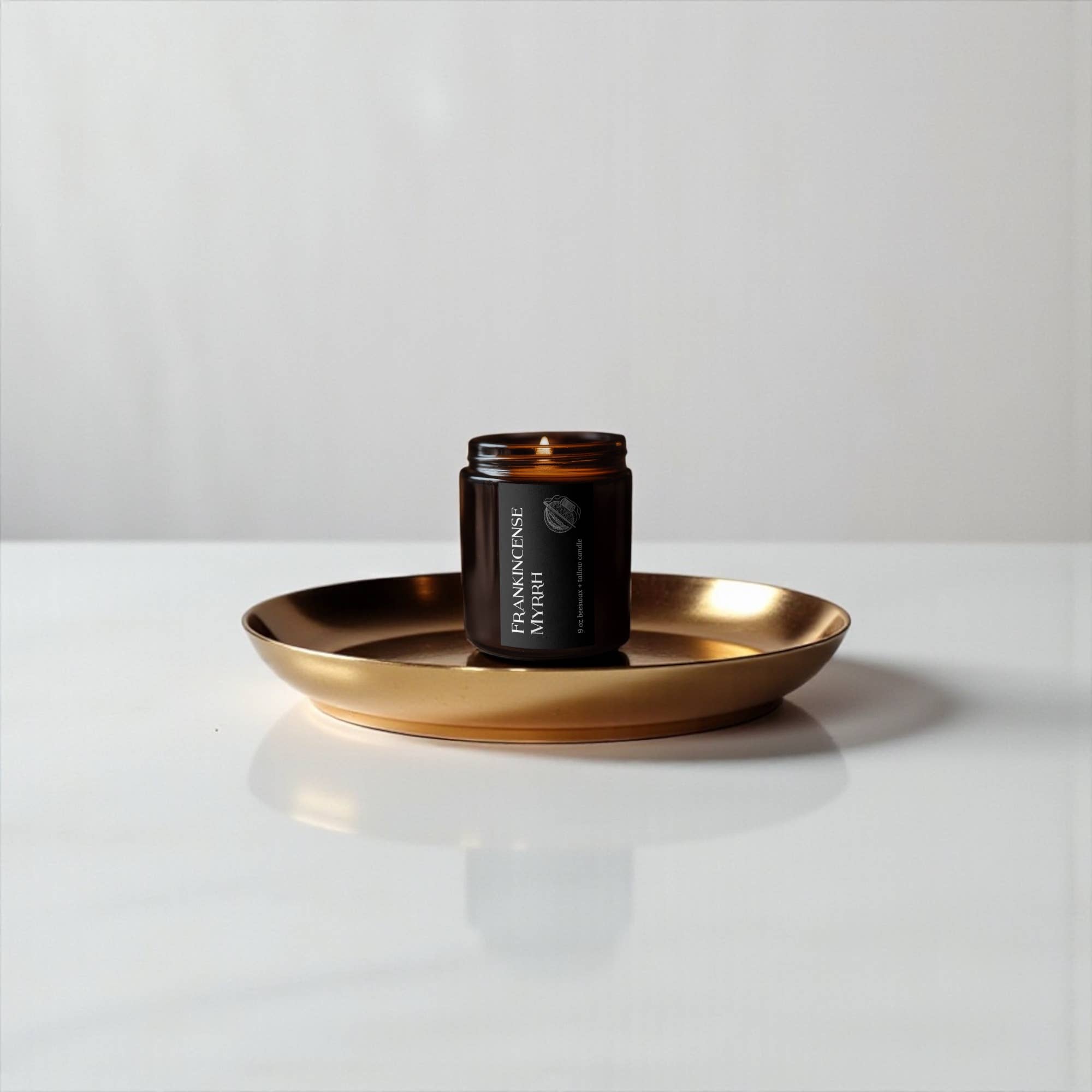 Frankincense Myrrh Candle — The Black Label Wellness