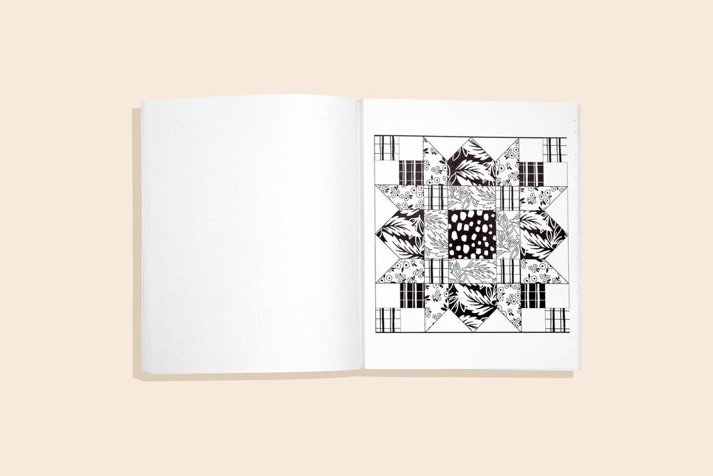 Modern Quilting Coloring Book: Adult Coloring Book (Spring)