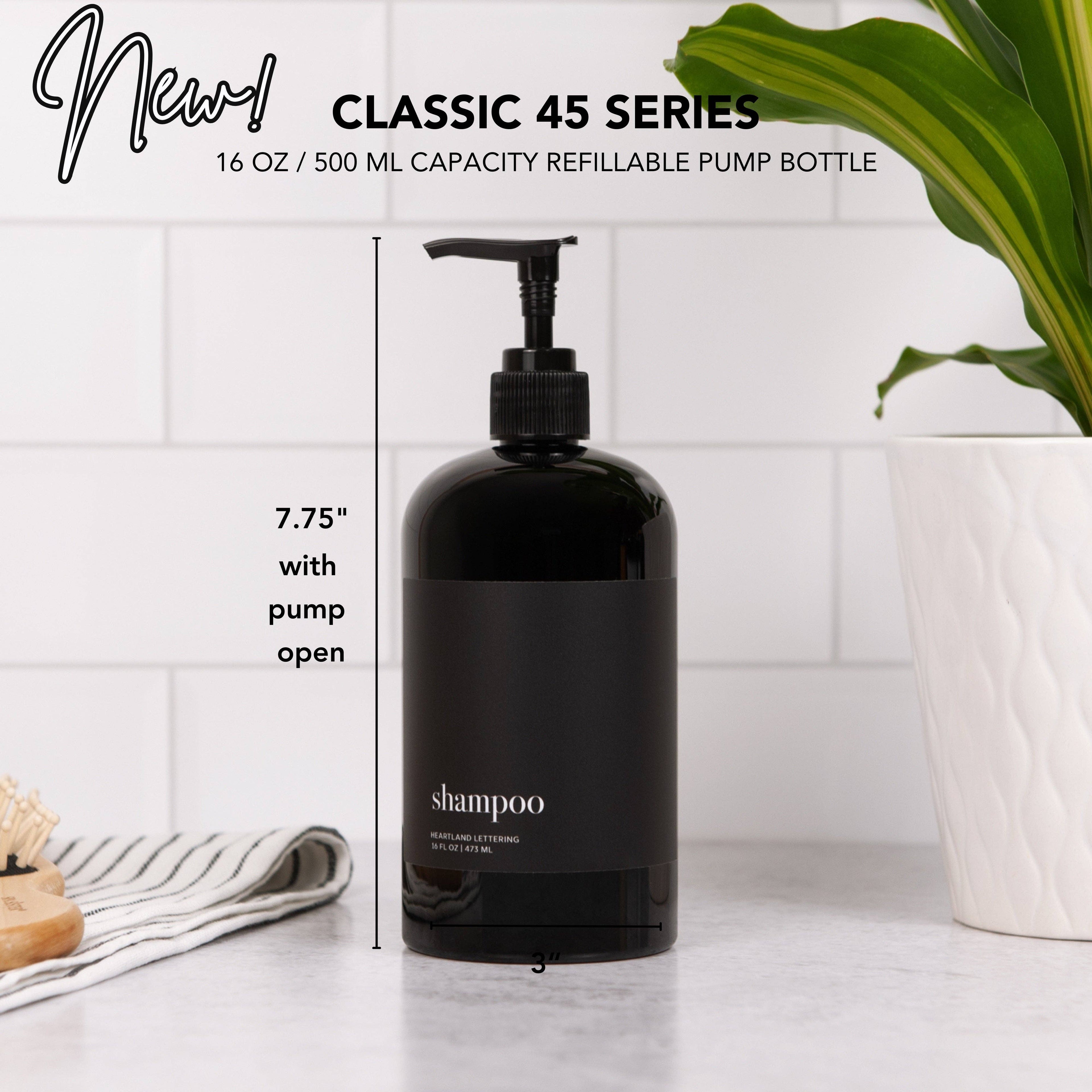 Black Refill Bottles