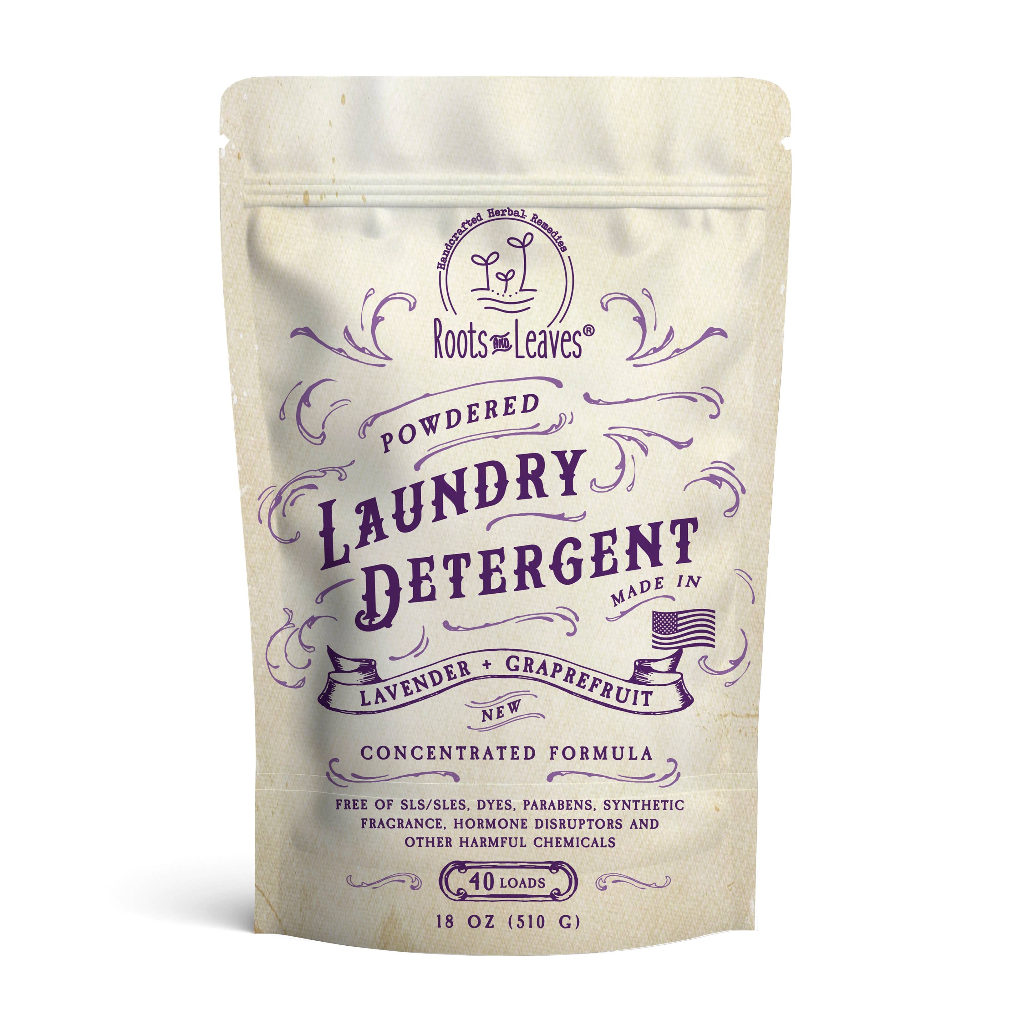 Powdered Laundry Detergent 18 oz (40 loads)