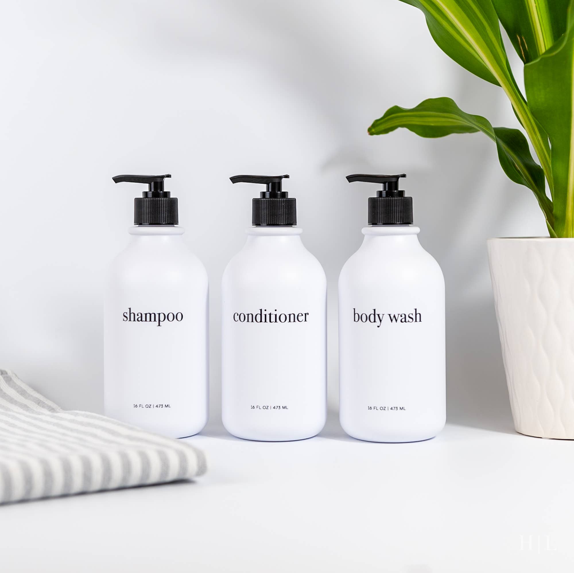 White Refill Bottles