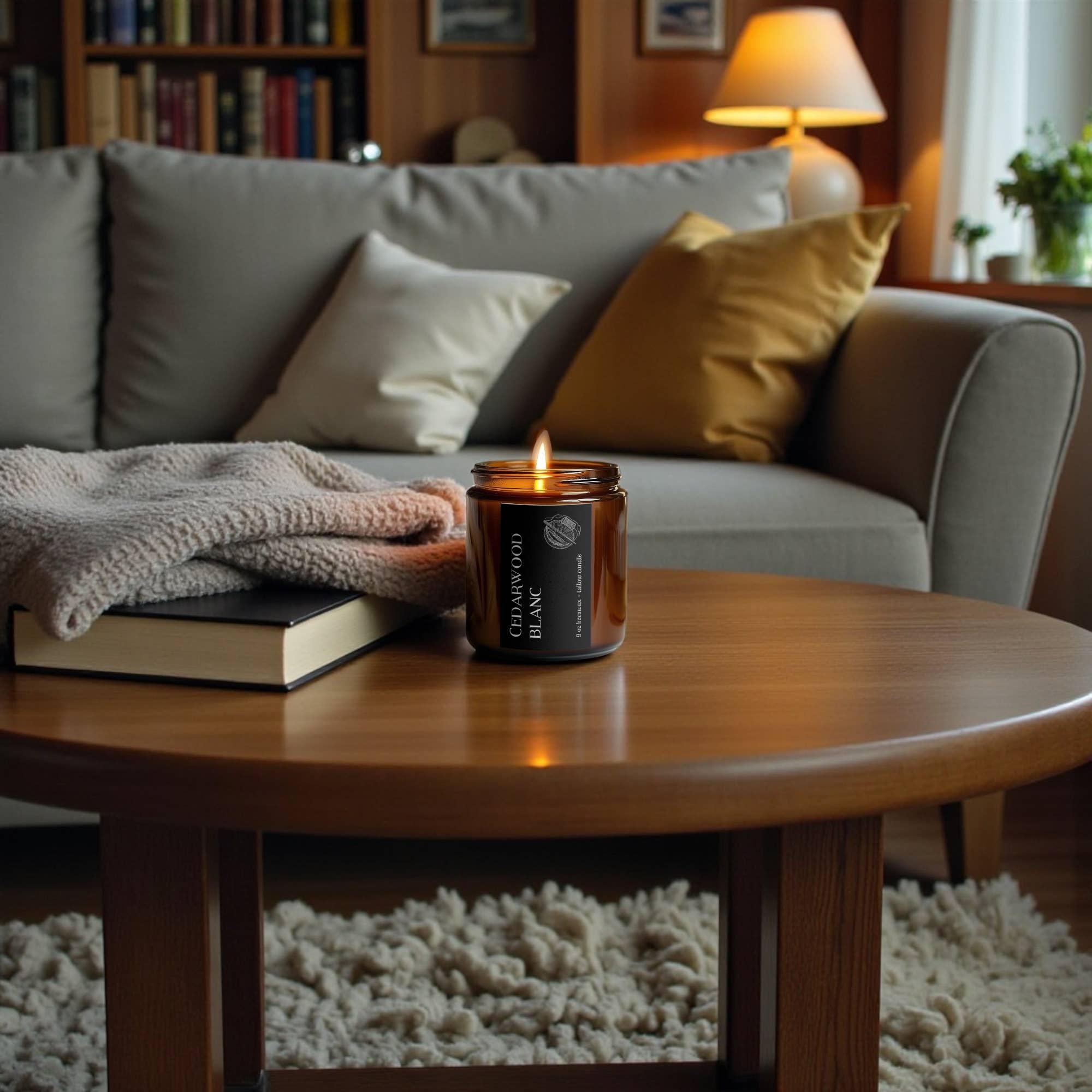Cedarwood Blanc Candle — The Wellness Collection