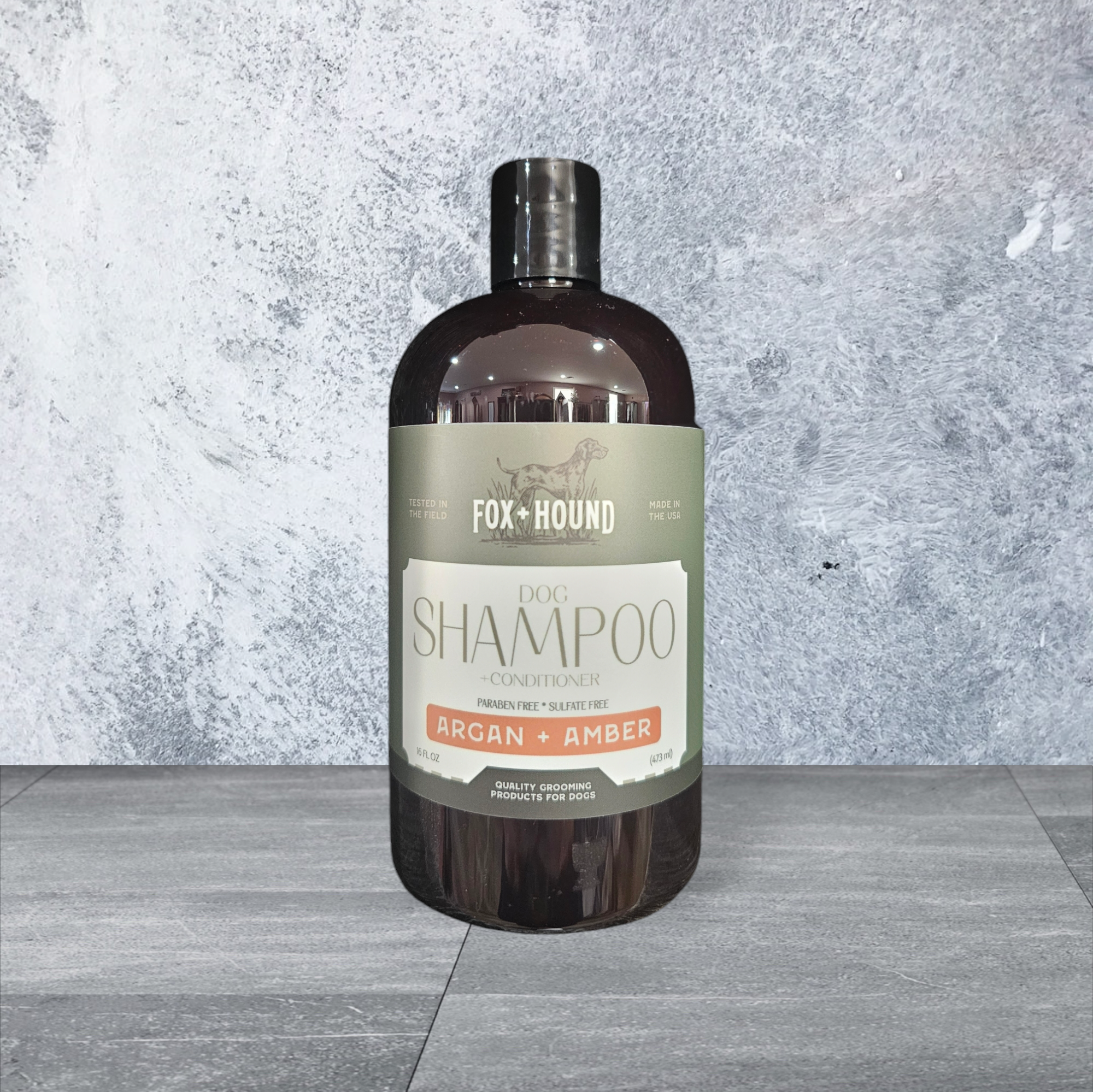 DOG SHAMPOO + CONDITIONER FOX + HOUND ARGAN & AMBER