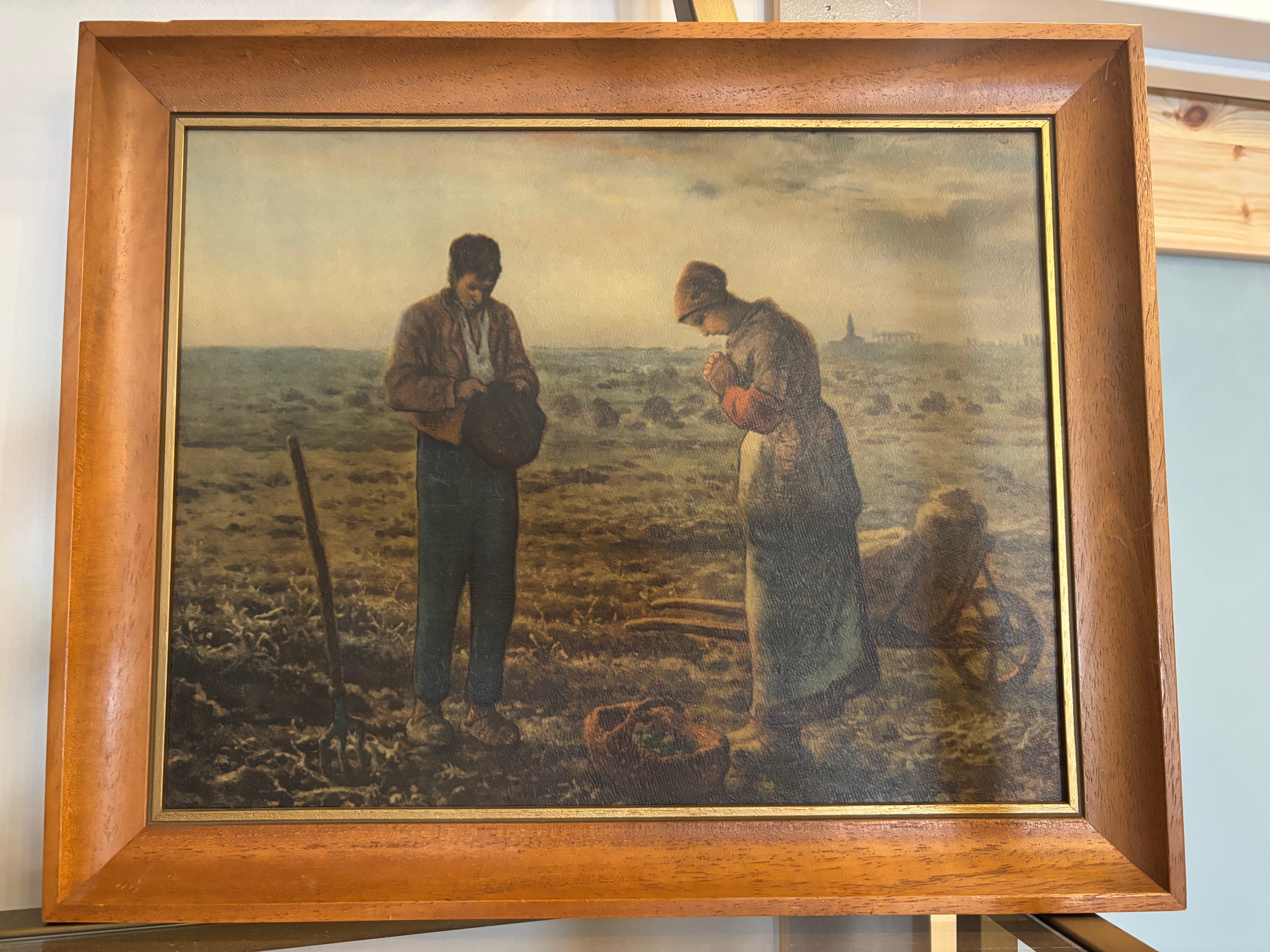 Peasant Praying Painting
