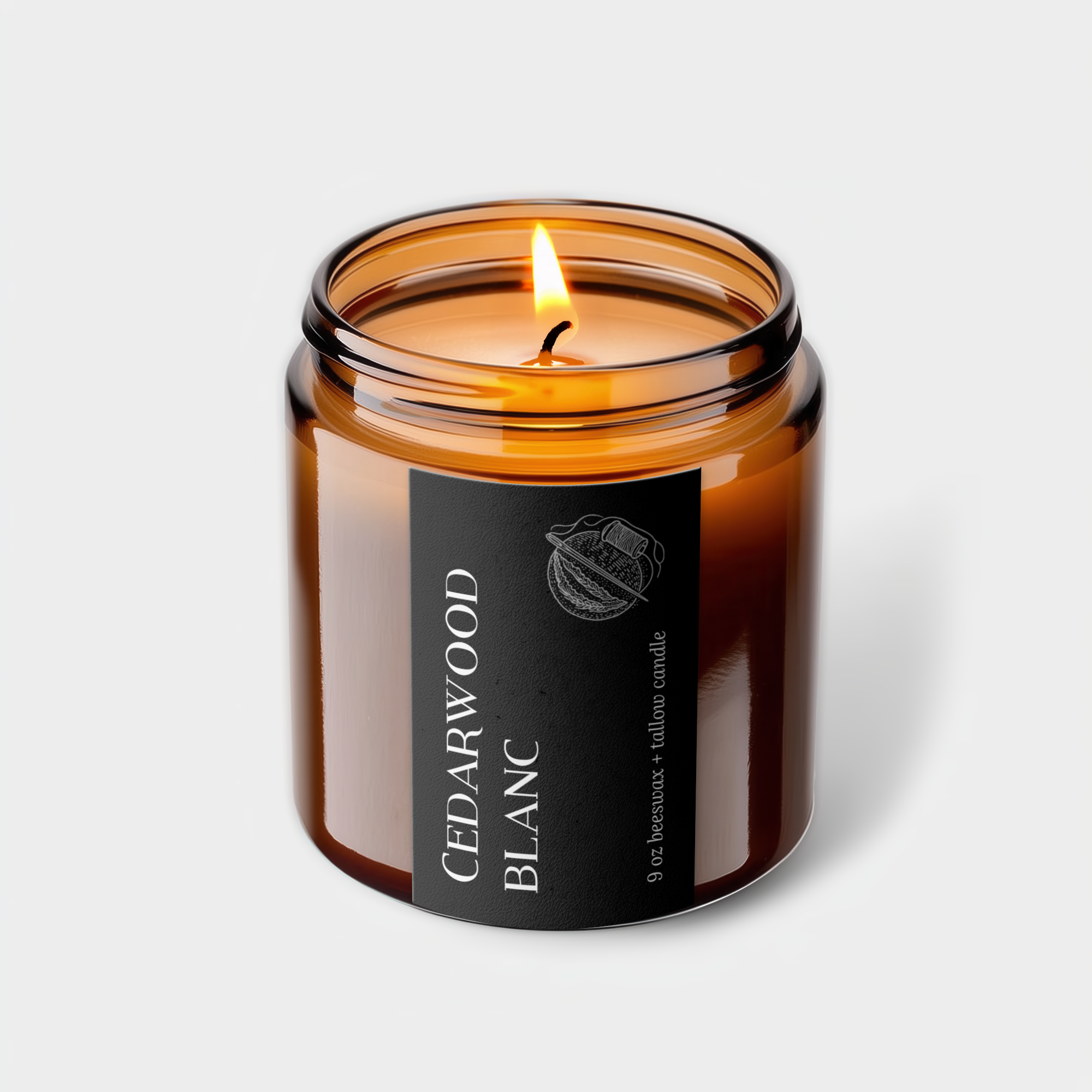 Cedarwood Blanc Candle — The Wellness Collection