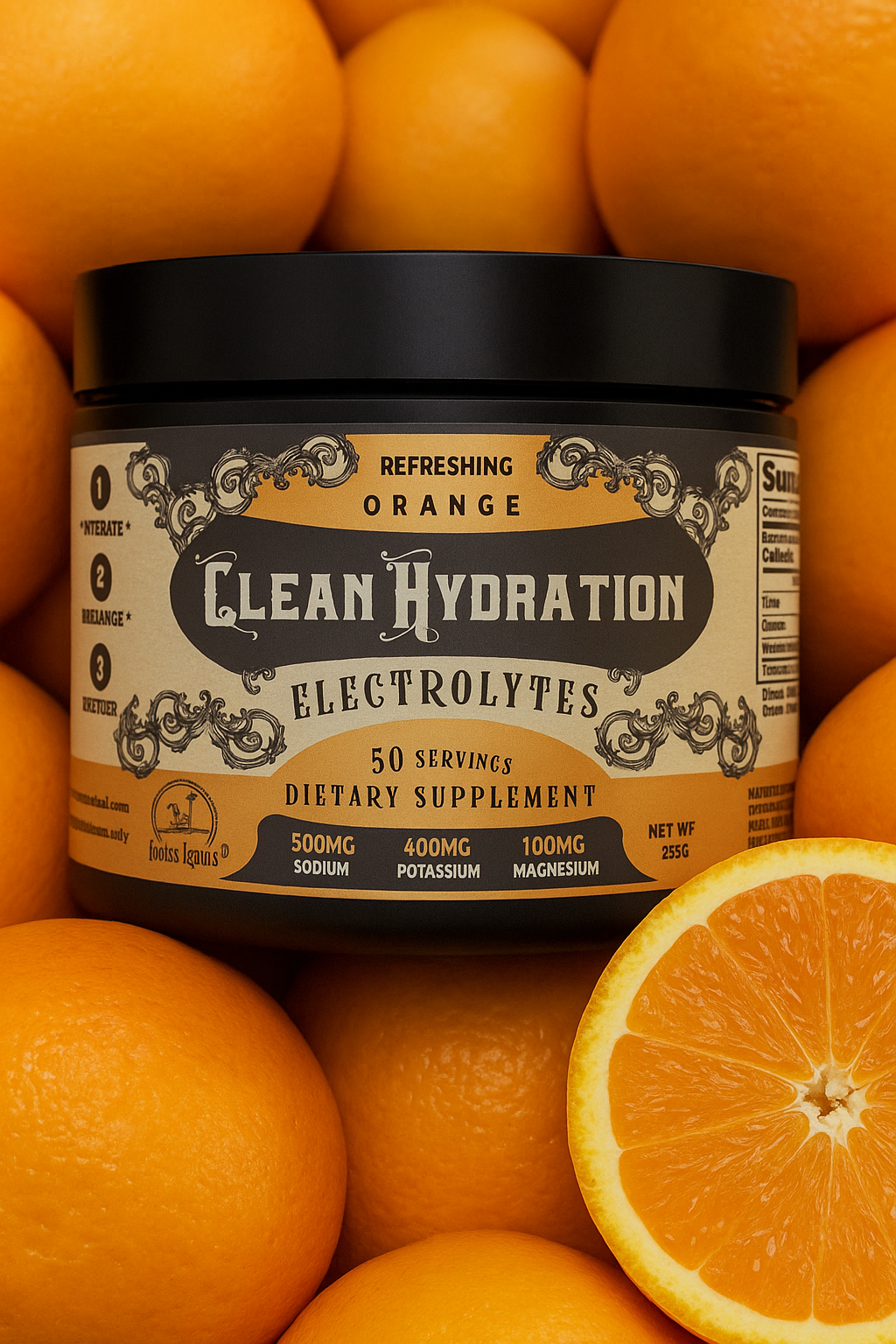 Clean Hydration Electrolytes-Orange