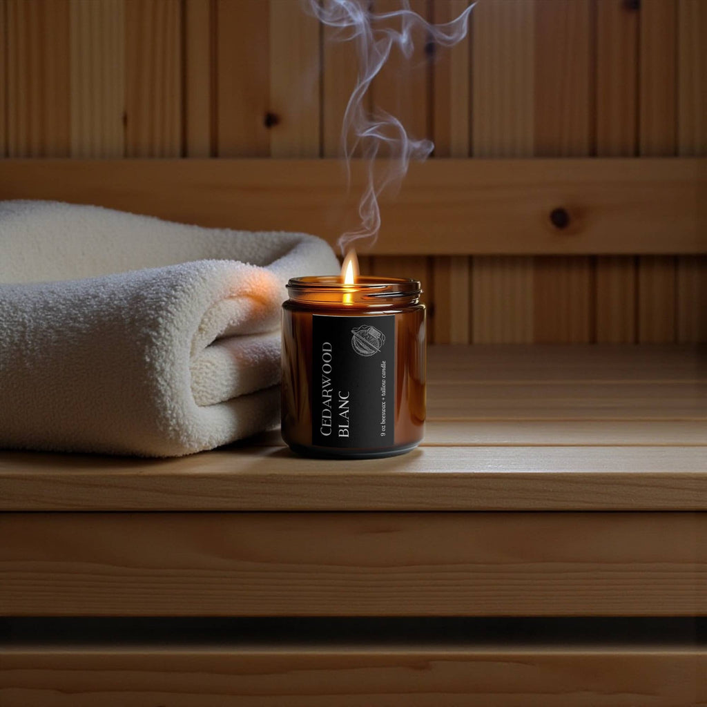 Cedarwood Blanc Candle — The Wellness Collection