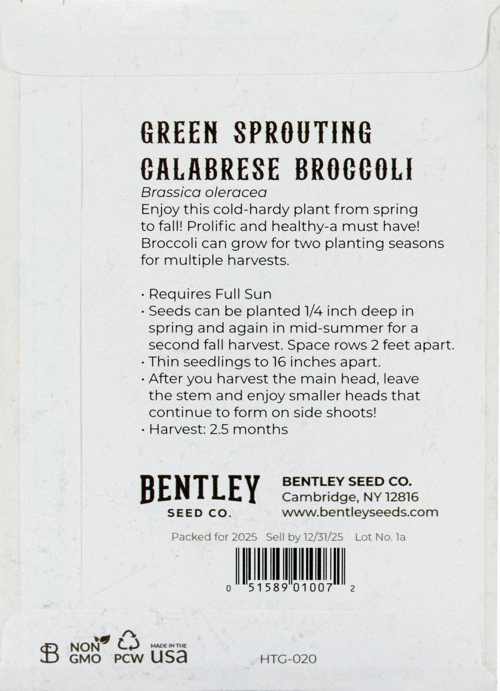 Broccoli-Green Sprouting 1800's