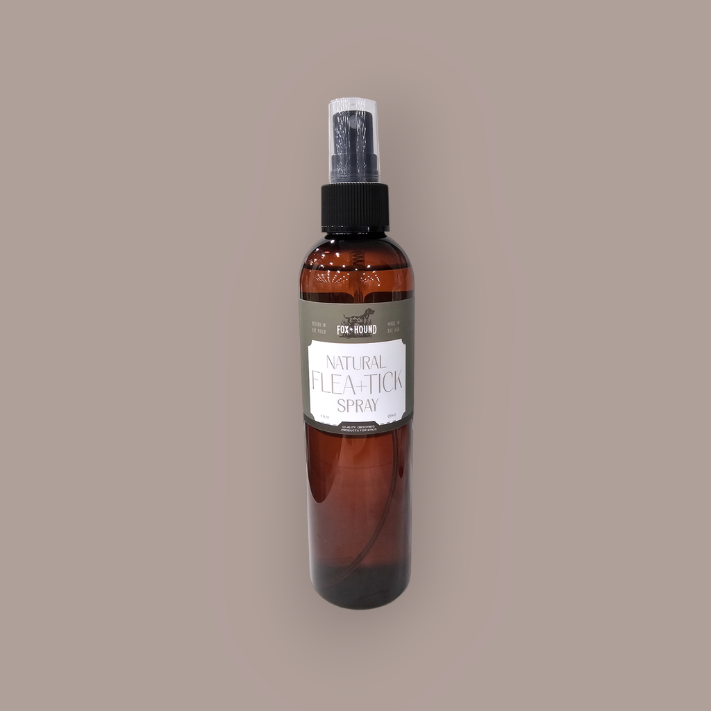 FLEA + TICK SPRAY FOR DOGS, NATURAL BUG REPELLENT SPRAY