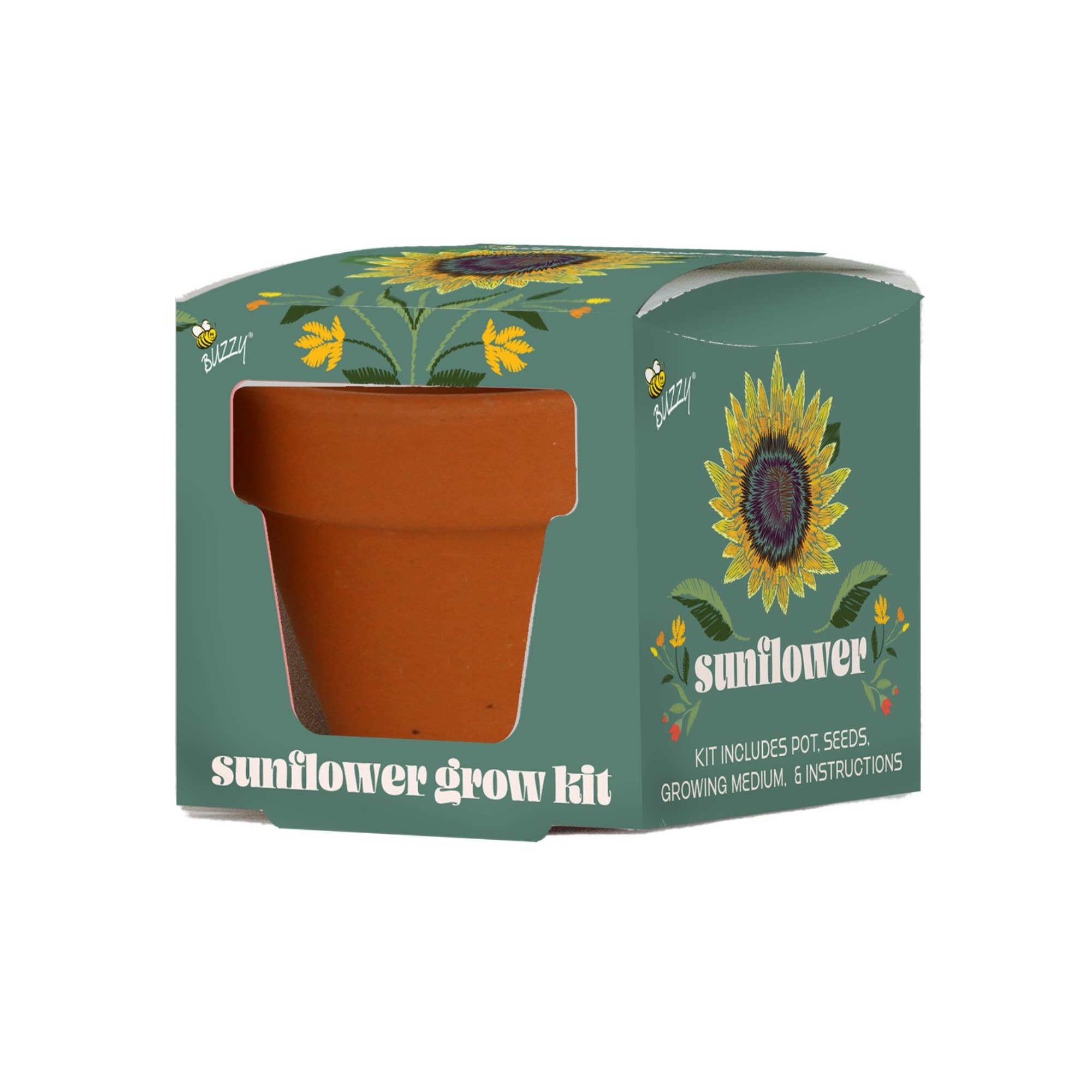 Mini Grow Pot Sunflower Kit – Indoor Garden Gift