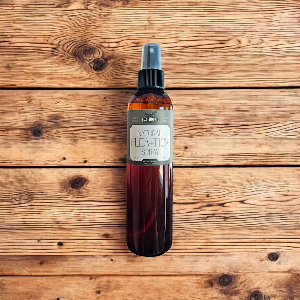 FLEA + TICK SPRAY FOR DOGS, NATURAL BUG REPELLENT SPRAY